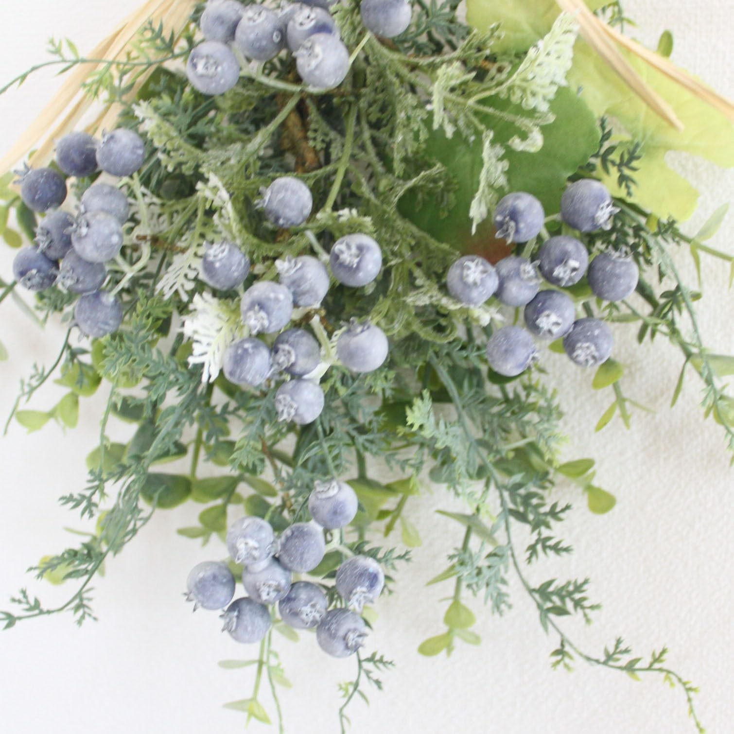 Amazon｜リース ベリー 玄関飾り スワッグ 造花 アーティフィシャル